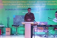 Ramadhan, Pengurusan Sertifikat Tanah Wakaf Digratiskan 
