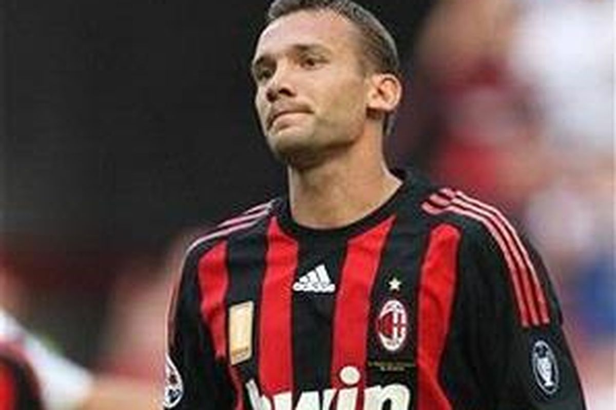 Striker AC Milan, Andriy Shevchenko, merasa ikut bersalah atas kekalahan timnya.