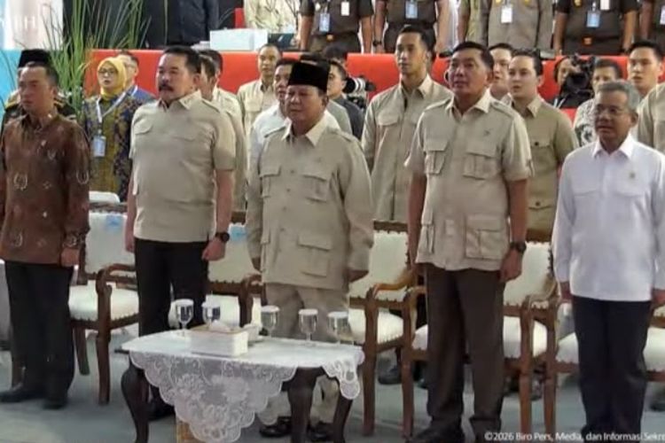 Prabowo Hadiri Penyerahan Uang Senilai Rp 13,2 Triliun, Bakal Disetor ke Kas Negara