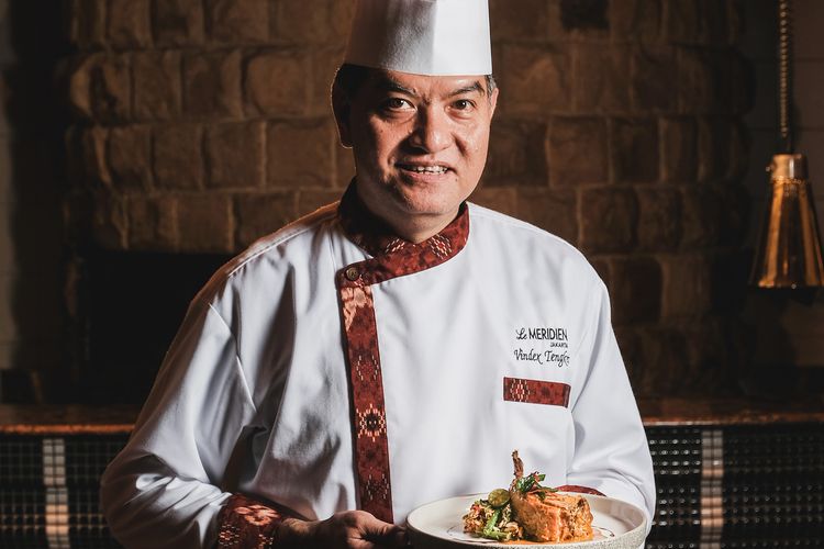 Chef Vindex Tengker dari Le Meridien Jakarta.