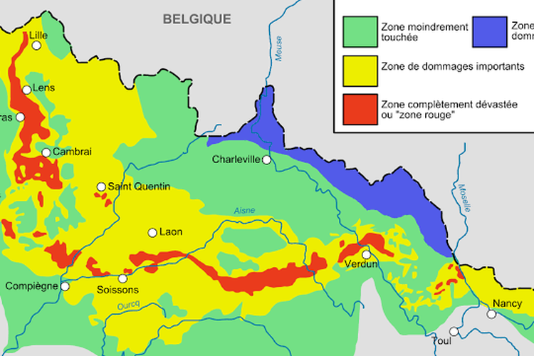 Zone Rouge Perancis.