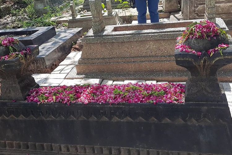 Makam Potjut Meurah Intan di Makam Keluarga Tegalsari, Desa Temurejo, Kecamatan Blora, Kamis (17/3/2022)