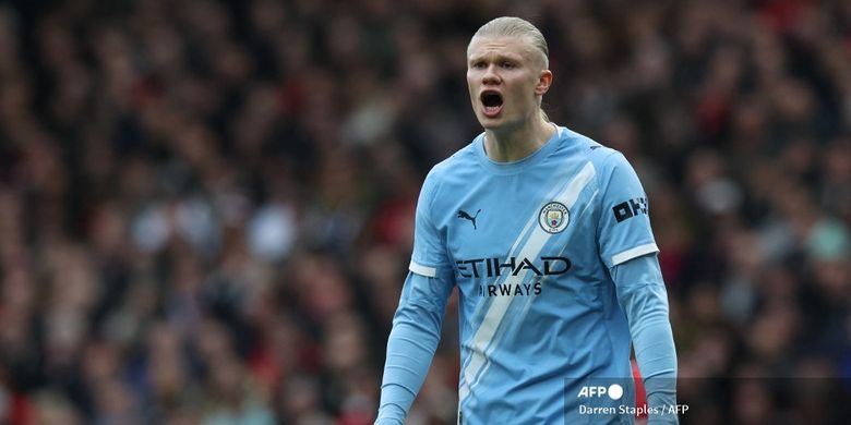 Penyerang andalan Manchester City, Erling Haaland, nyaris tak memberi dampak dalam kekalahan 0-2 dari Manchester United di Old Trafford, Sabtu (17/1/2026).