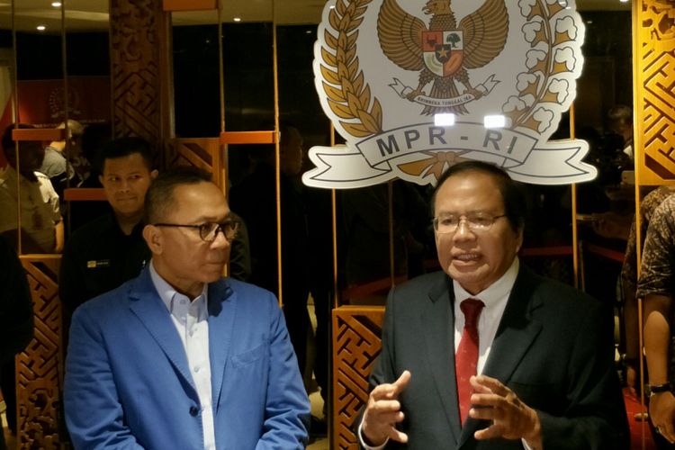 Rizal Ramli bertemu Ketua MPR Zulkifli Hasan