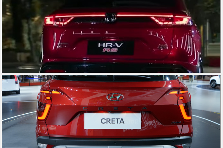 Komparasi desain eksterior Honda HR-V vs Hyundai Creta