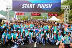 Digelar di Kawasan Wisata Mandeh, Ribuan Pelari Antusias Ikuti BRI Mandeh Run 2019