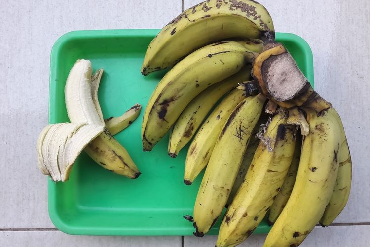 ilustrasi pisang ambon. 