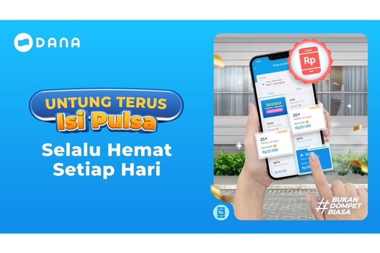 Dengan DANA, mengisi pulsa kini menjadi lebih mudah dan praktis.
