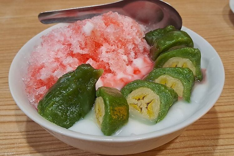 Resep Es Pisang Ijo, Harum Pandan dengan Kuah Manis dan Segar