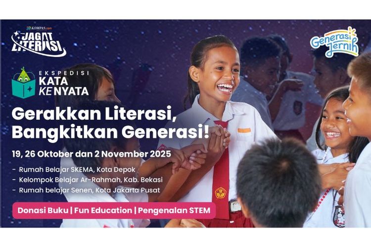 Dorong Akses Pendidikan, Komunitas Generasi Jernih Luncurkan Ekspedisi Kata ke Nyata