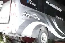 Minibus Rombongan Ziarah Asal Tulungagung Kecelakaan di Trenggalek, 8 Penumpang Terluka