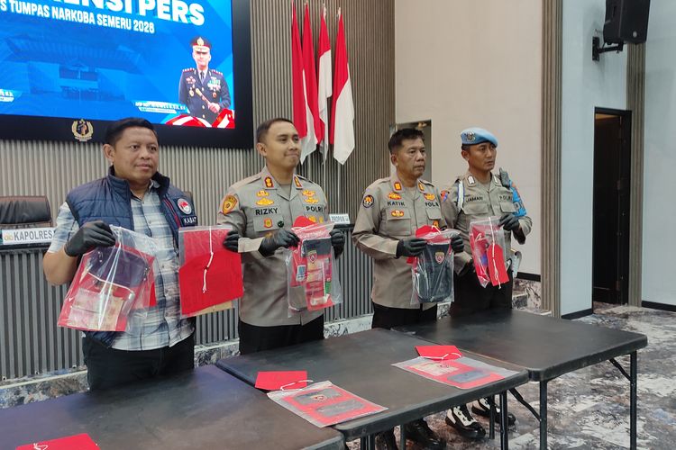 Polres Trenggalek Ungkap 9 Kasus Narkoba, Sita 30,58 Gram Sabu dan 933 Pil Double L