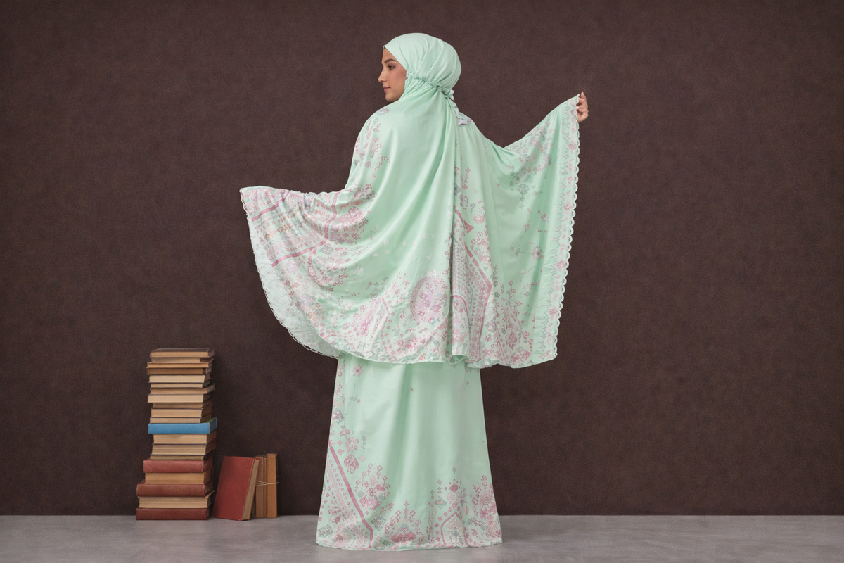 Mukena Katun Premium yang Tidak Menerawang