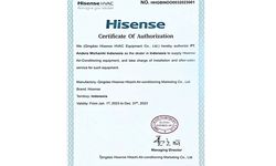 Jadi Authorized Dealer AC Hisense, PT Andero Michaniki Juga Hadirkan Inverter Magnetic Centrifugal Chiller Hisense