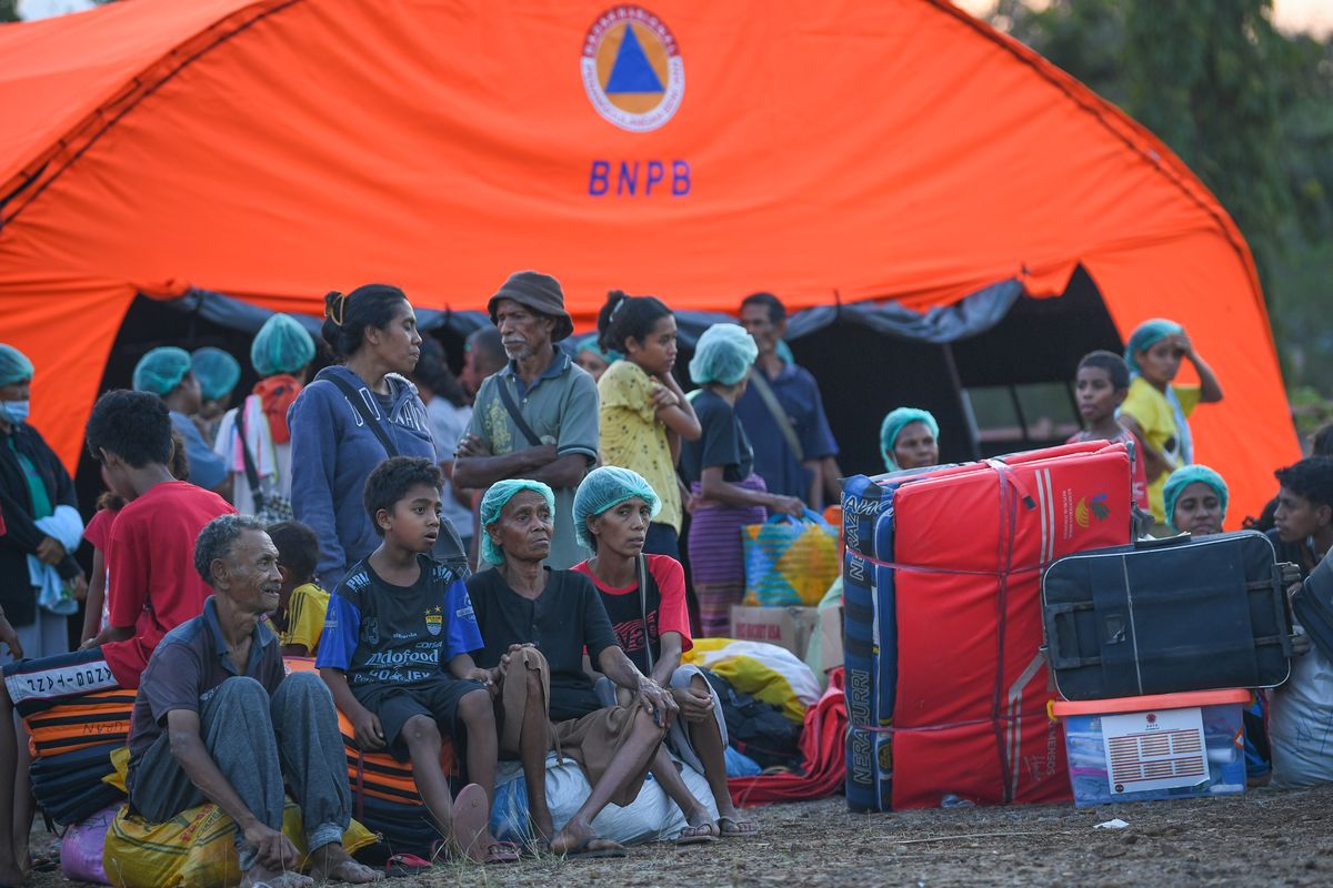 Terus Membeludak, Pengungsi Erupsi Lewotobi Capai 12.288 Orang