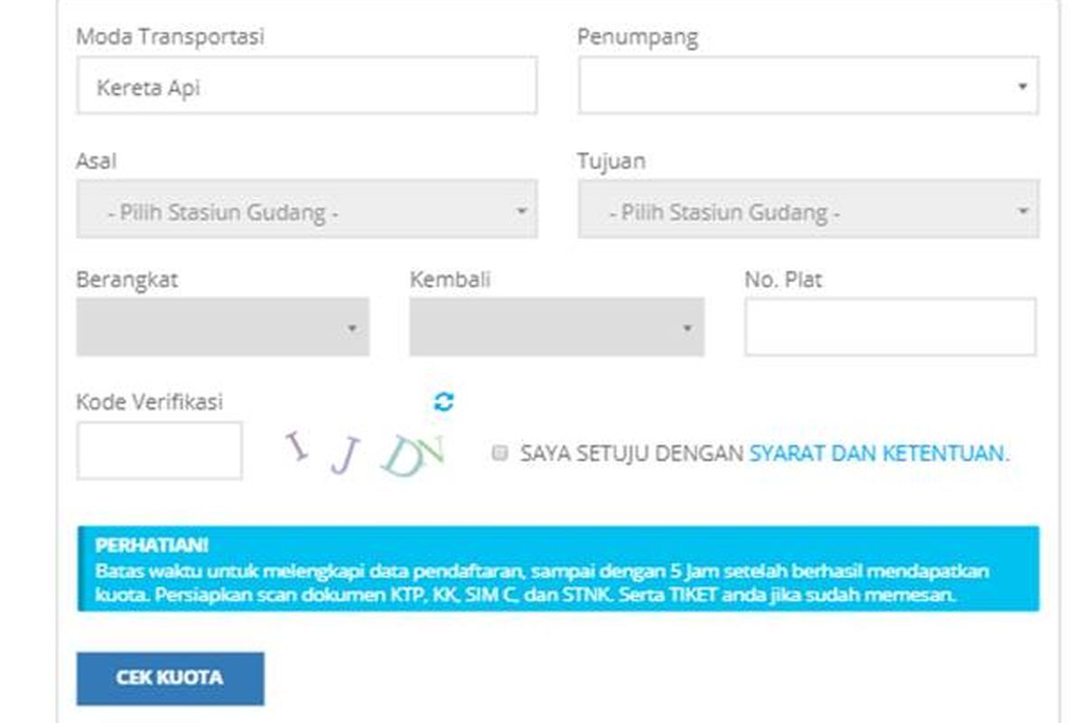 Pendaftaran angkutan mudik gratis Kemenhub 2019