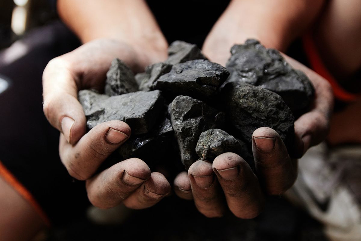 Ilustrasi batu bara.