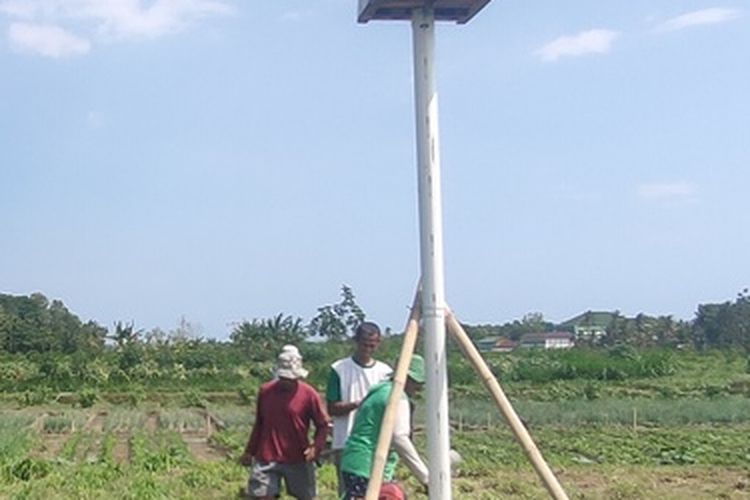 Para petani mengembangkan rumah bagi burung hantu di persawahan Pedukuhan (dusun) Dobangsan dan sekitarnya pada Kalurahan Giripeni, Kapanewon Wates, Kabupaten Kulon Progo, Daerah Istimewa Yogyakarta.