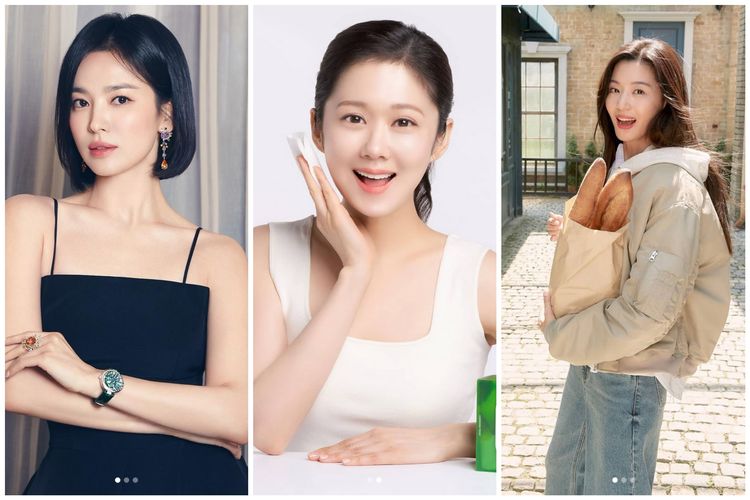 Song Hye Yo, Jang Nara, Jun Ji Hyun dan deretan primadona lainnya terkenal karena penampilannya yang awet muda meski sudah berusia 40an.