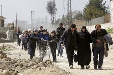 Perang Tak Kunjung Usai, Ribuan Warga Suriah Lakukan Eksodus Massal