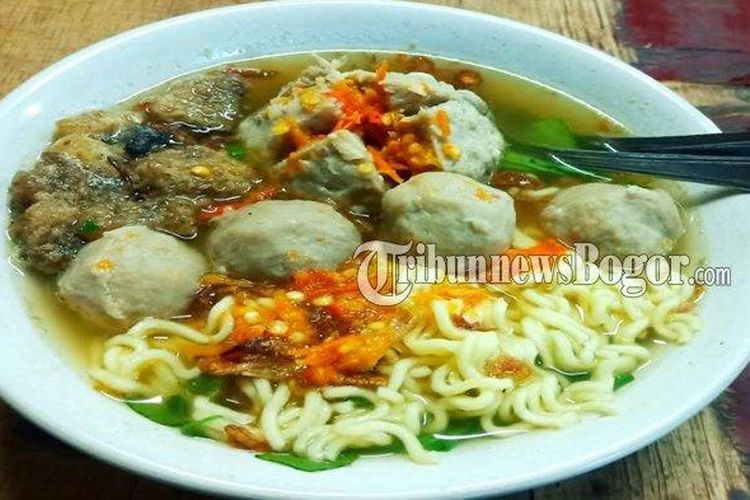 Bakso Urat Boboho di Bogor. 