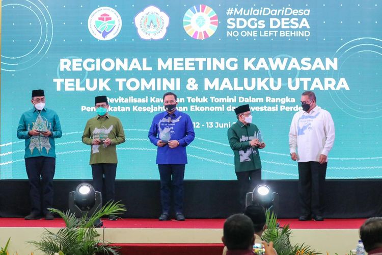 Wakil Ketua Dewan Perwakilan Rakyat (DPR) Republik Indonesia (RI) Bidang Kesejahteraan Rakyat (Korkesra) Abdul Muhaimin Iskandar saat menghadiri Regional Meeting Kawasan Teluk Tomini dan Maluku Utara (Malut) di Gorontalo, Sabtu (12/6/2021).

