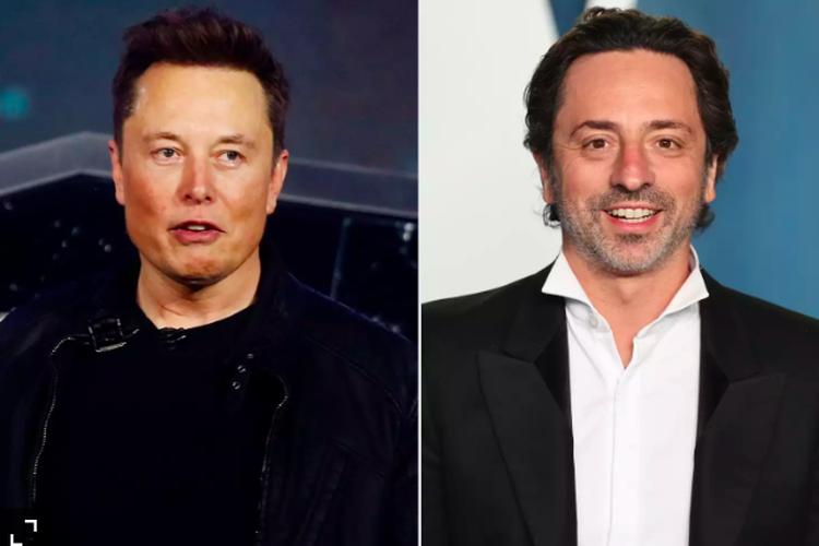 Elon Musk dan Sergey Brin
