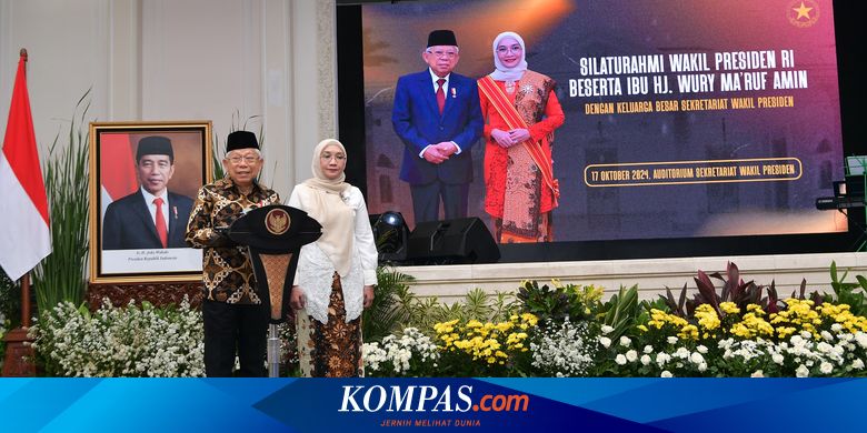 Ma’ruf Amin Minta Sekretariat Wapres Bekerja Sepenuh Hati Bantu Gibran