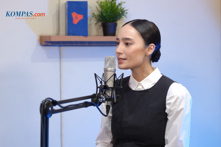 Aktris Tatjana Saphira berbincang di program Hype Talk Kompas.com.