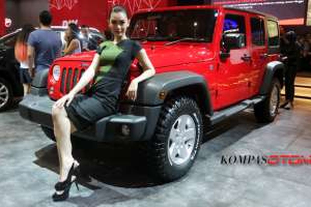 Jeep Wrangler di IIMS 2016.