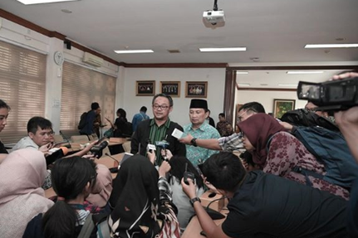 Badan Standar Nasional Pendidikan (BSNP) menyampaikan beberapa perubahan pada Prosedur Operasional Standar (POS) Ujian Nasional (UN) Tahun Pelajaran 2019/2020, di Kantor BSNP, Jakarta, Selasa (21/1/2020). .