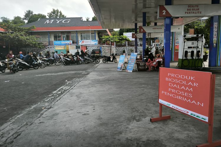 Suasana salah satu SPBU di jalur nasional Gumitir, Jawa Timur, Senin pagi (28/7/2025).