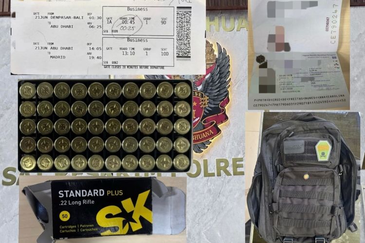 Bawa 50 Peluru di Bali, WNA Portugal Ngaku Anggota Olahraga Menembak, Tak Sadar Ada dalam Tas