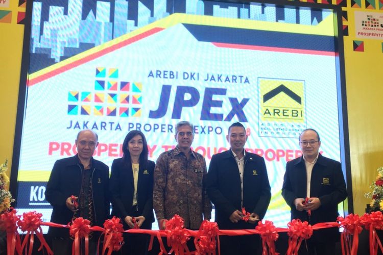 Pembuakaan Jakarta Property Expo 2018 di Mal Kota Kasablanka, Selasa (10/4/2018).