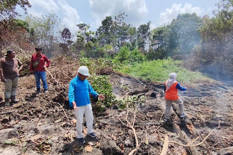 Karhutla 10,65 Hektare di PPU Masuk Hari Ketiga, Bara Masih Menyala