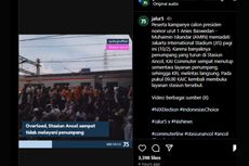 Massa Kampanye Anies-Cak Imin Membeludak, Stasiun KRL Ancol Buka Tutup Layanan