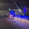 Truk Tabrak Pembatas Jalan di Underpass YIA Kulon Progo, Kabin Remuk, Kernet Luka Berat