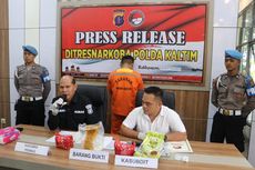 Polisi Tangkap Kurir Narkoba Bawa Sabu 3 Kg dari Malaysia, Pelaku Tergiur Upah Rp 50 Juta 