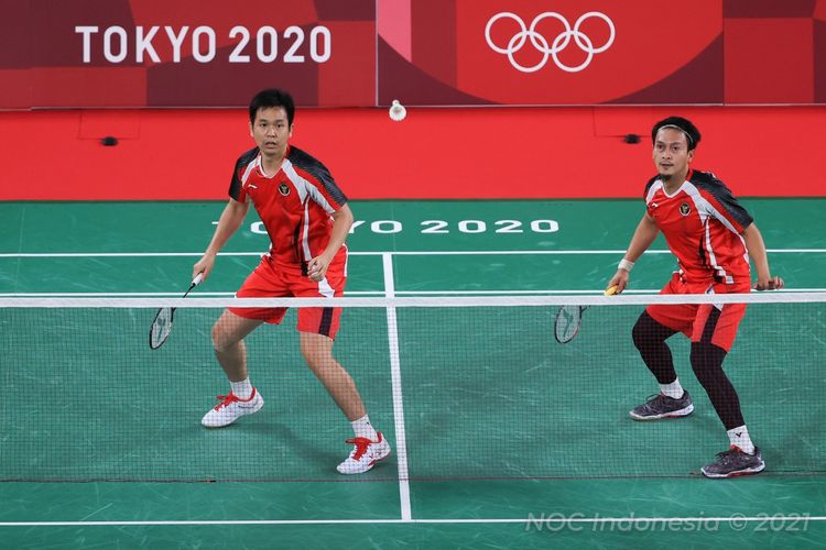 Ganda putra Indonesia Dok: NOC Indonesia berlaga di pentas Olimpiade Tokyo 2020.