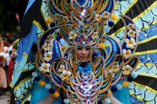Pawai Bunga Pamekasan Coba Meniru Sukses Jember Fashion Carnaval