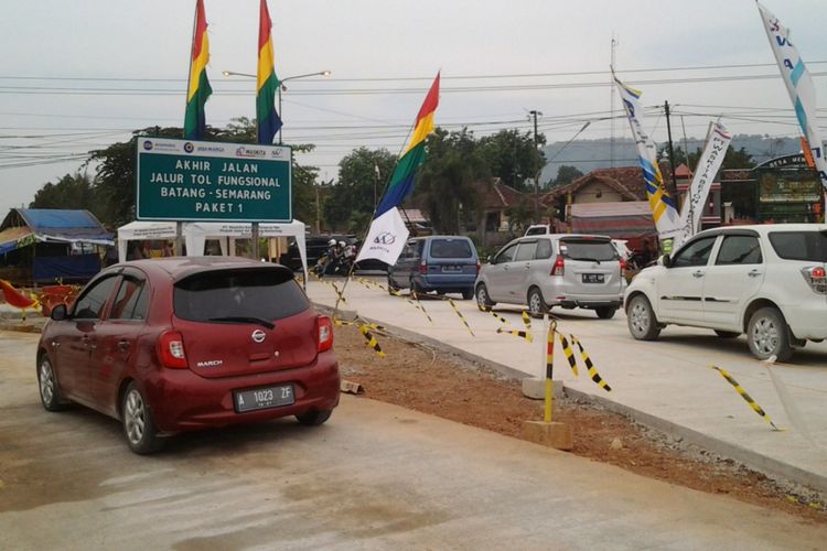 Pintu keluar Jalan Darurat Batang Grinsing. 