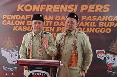 Haris-Fahmi Daftar ke KPU Probolinggo Naik Jip Terbuka, Pantura Macet  