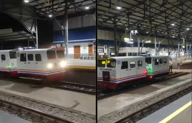 Viral, Video "Anak" Kereta Mini Jalan di Rel, KAI: Ini Dresin ...