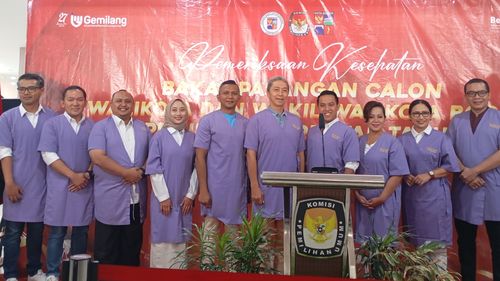 Lima Bakal Pasangan Calon Wali Kota Bogor dan Wakilnya Lulus Tes Kesehatan