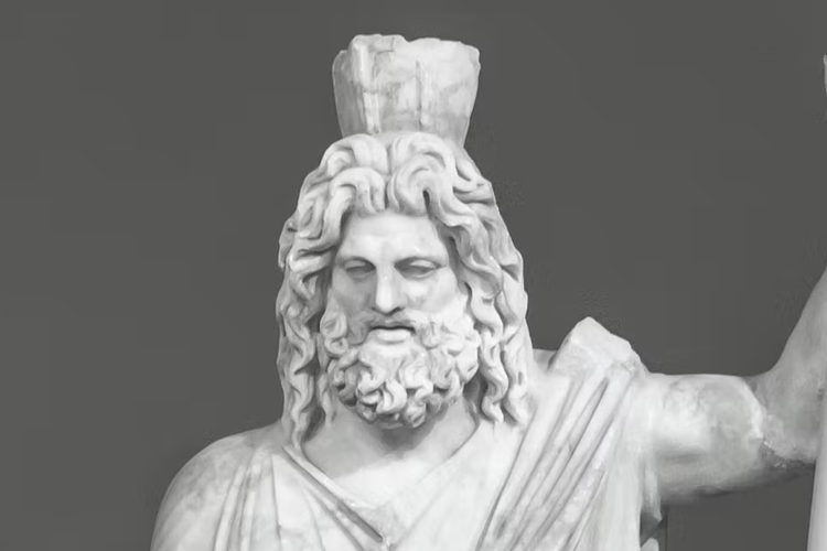 ilustrasi dewa Yunani Hades.