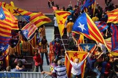 Sempat Dilarang, Suporter Barcelona Akhirnya Diperbolehkan Kibarkan Bendera Estelada 