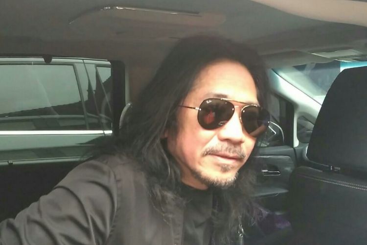 Gitaris Slank Abdee Negara ditemui di markas Slank, Jalan Potlot, Duren Tiga, Jakarta Selatan, Jumat (1/3/2019).