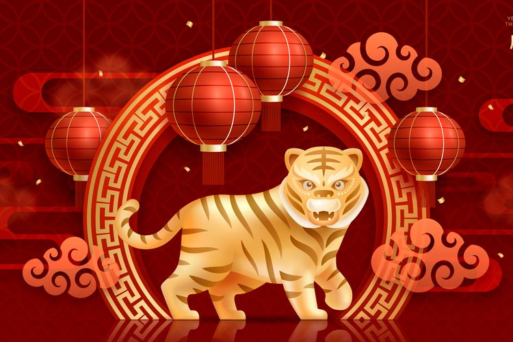 Ilustrasi shio macan, berikut ramalan shio macan di Tahun Naga Kayu 2024