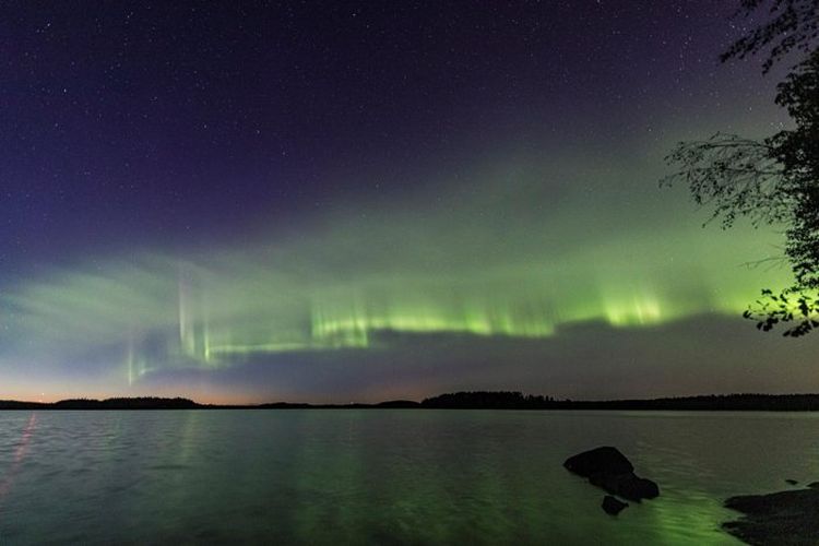 Aurora jenis baru ditemukan di Finlandia, namanya Aurora Bukti Pasir.