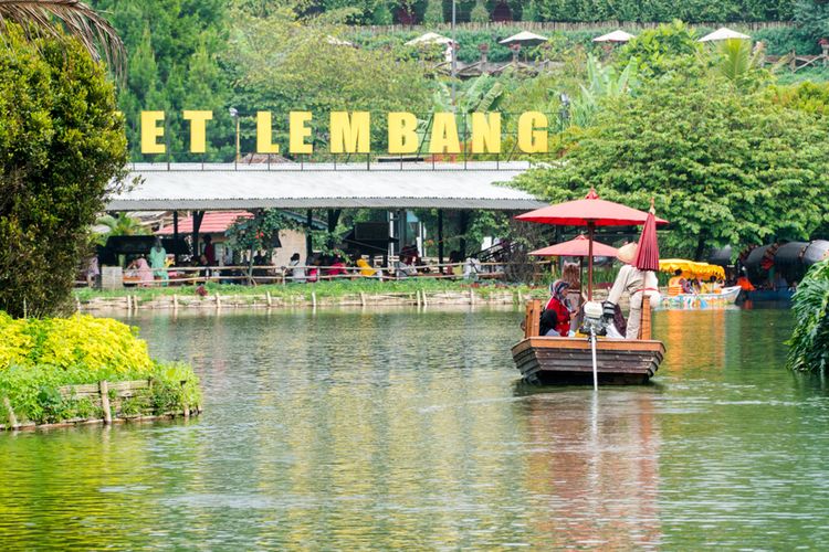 Ilustrasi Floating Market Lembang.